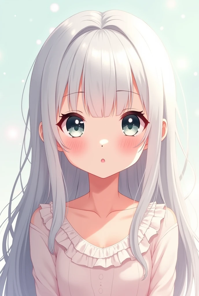 White anime girl kid