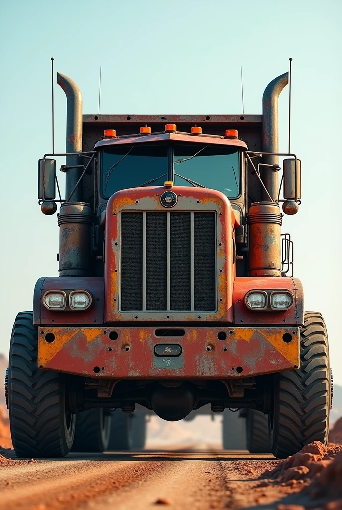 A tractor truck

