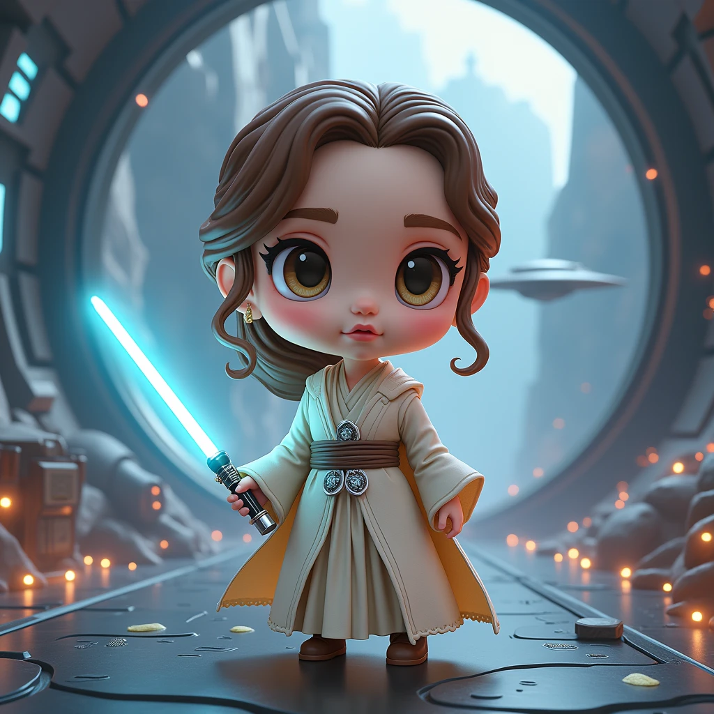 Star Wars princess Jedi Real mysterious Doll cute Beauty beautiful girl Chibi character Nendoroid