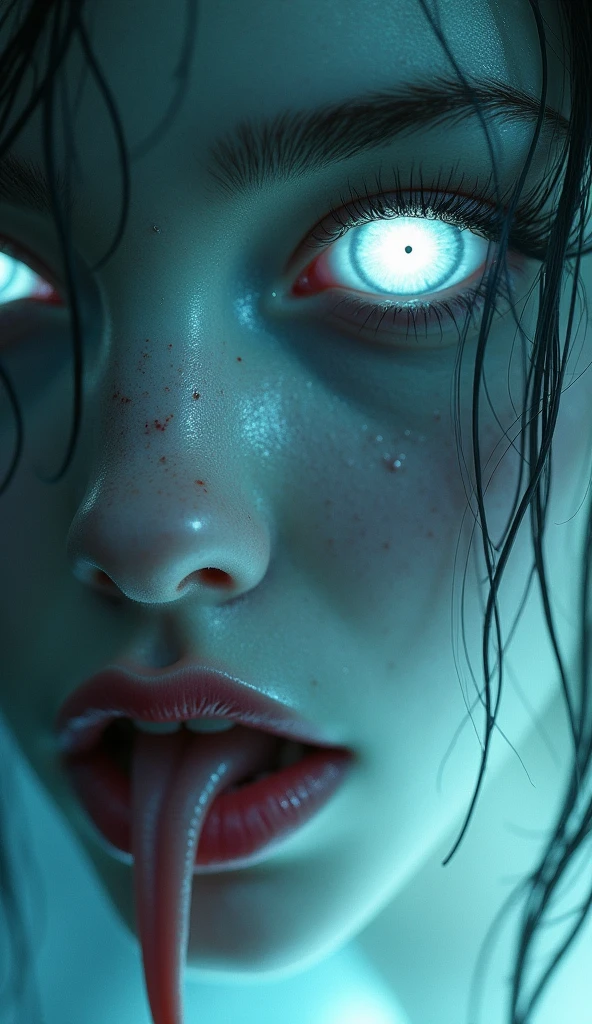 Dirty Body　Upper Body　Sweaty　Big Breasts　Expose　Fluid from nipples　Reverse Rape　Slimy　saliva　Urinating　Watching the audience　Attractive body　Muscular　lure　sweating　Alien Woman　wack