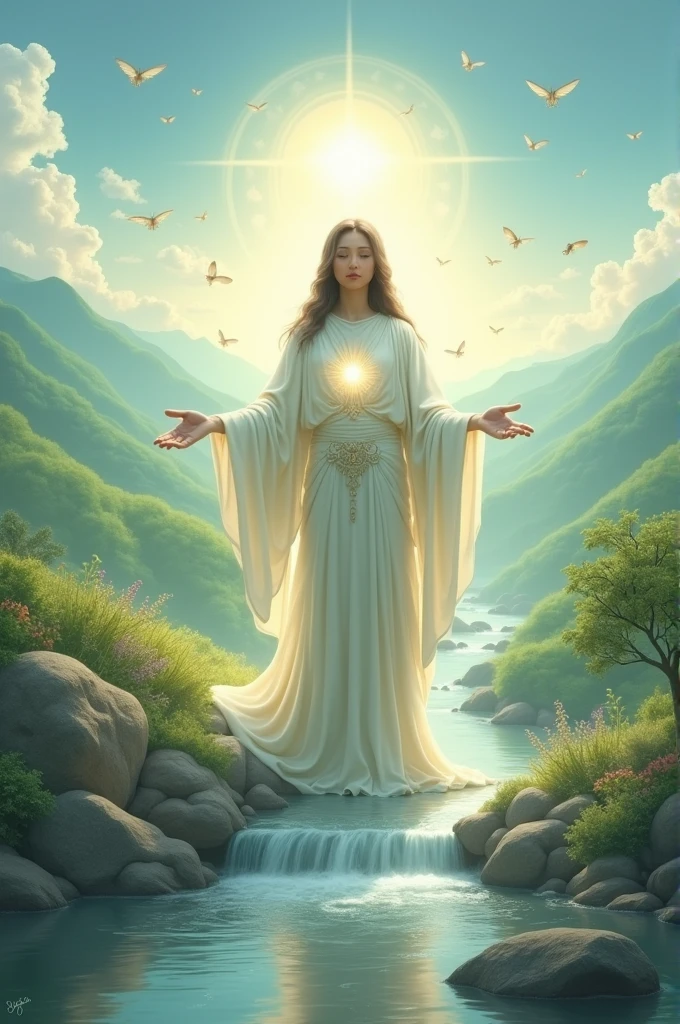Create a creation of peace