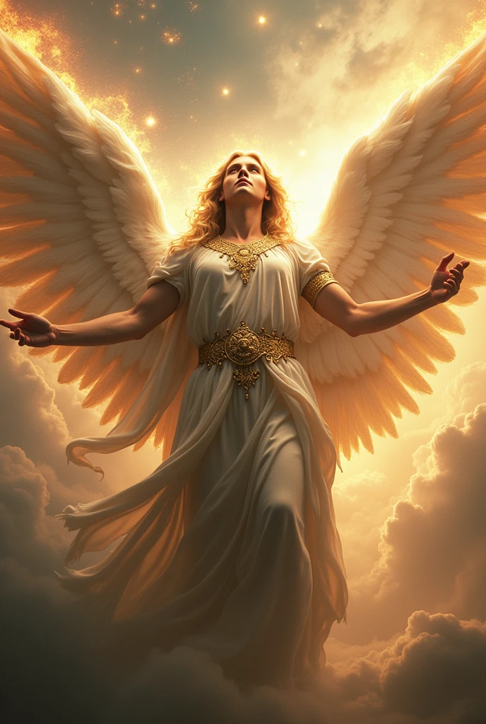 I want an epic image of the angel Rafael 