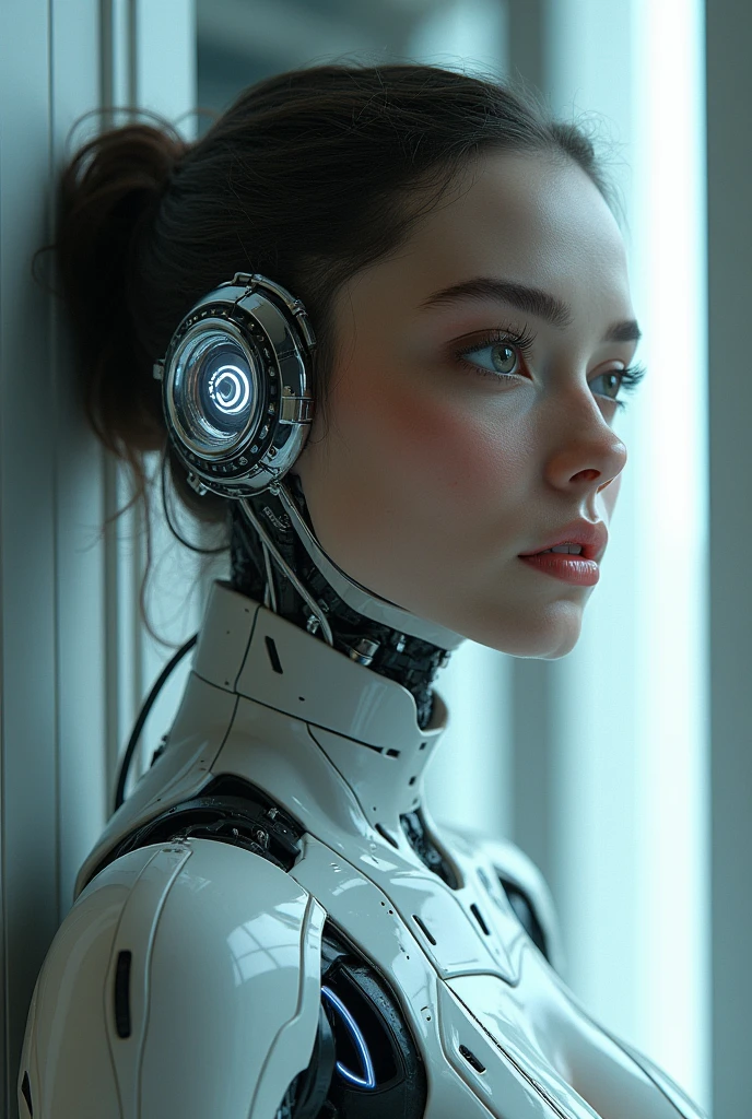 Super beautiful and cyber woman
