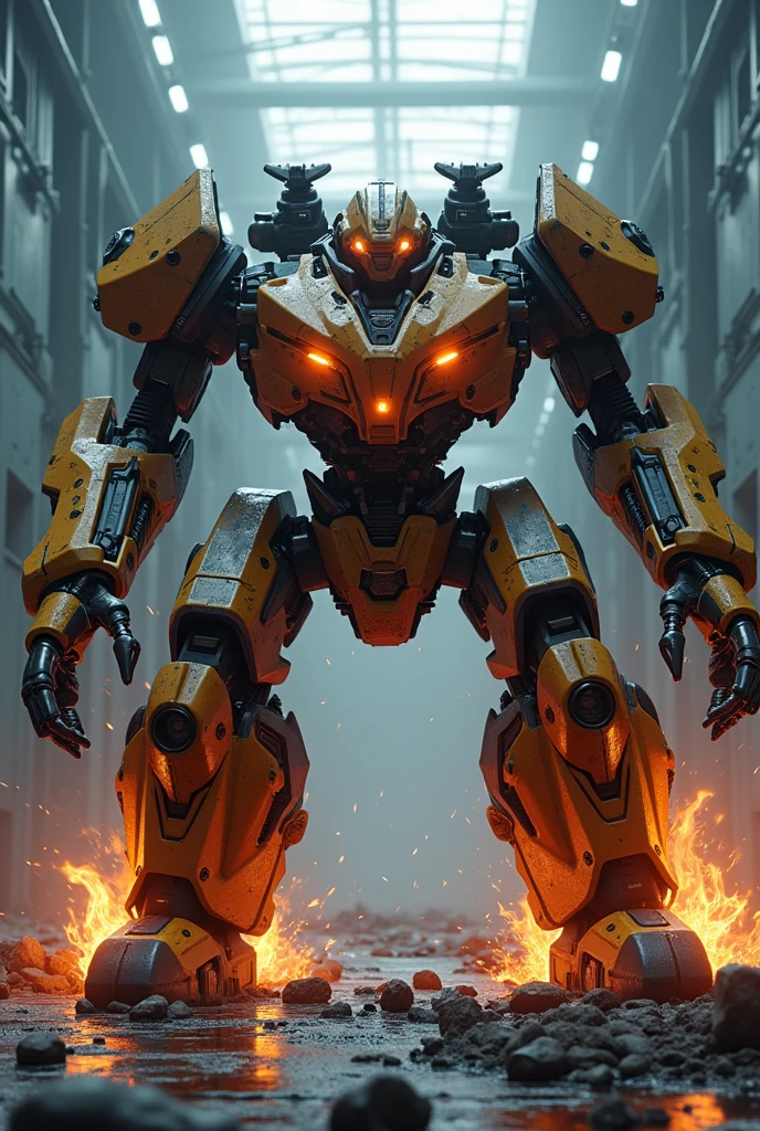 Robot de cobate bite force  en corralito 