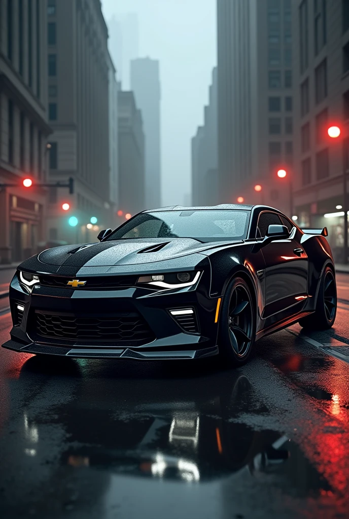 Chevrolet Camaro car black colour