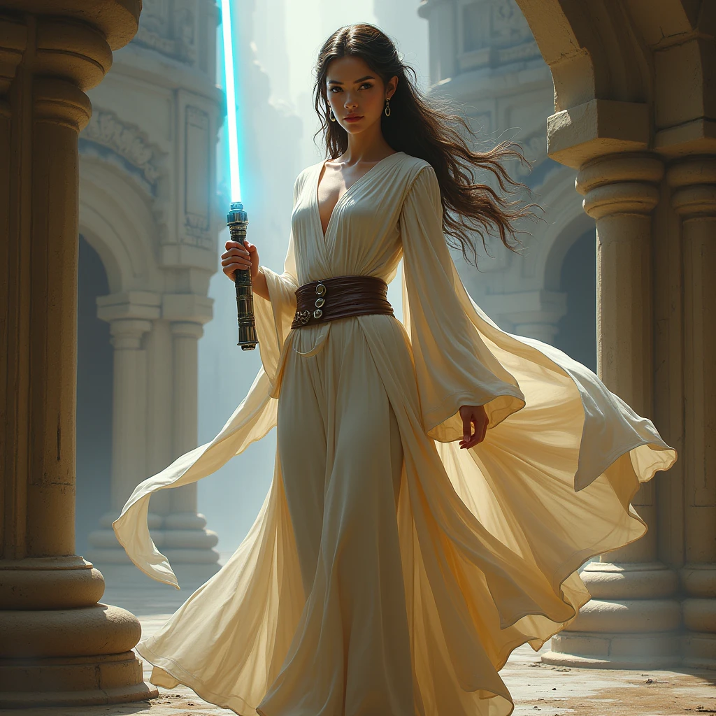 Star Wars princess Jedi Real mysterious Doll cute Beauty beautiful girl force Full body