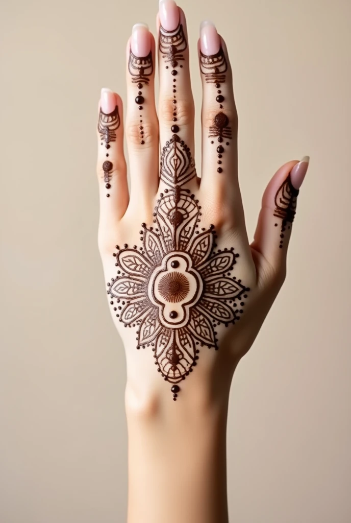 generate modern Traditional mehndi design on hand