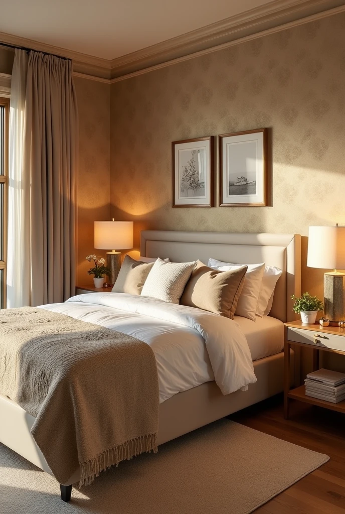 masonry double bed