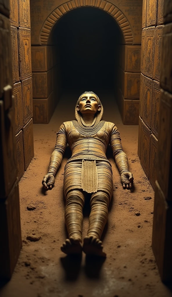 Found ancient  mummy 