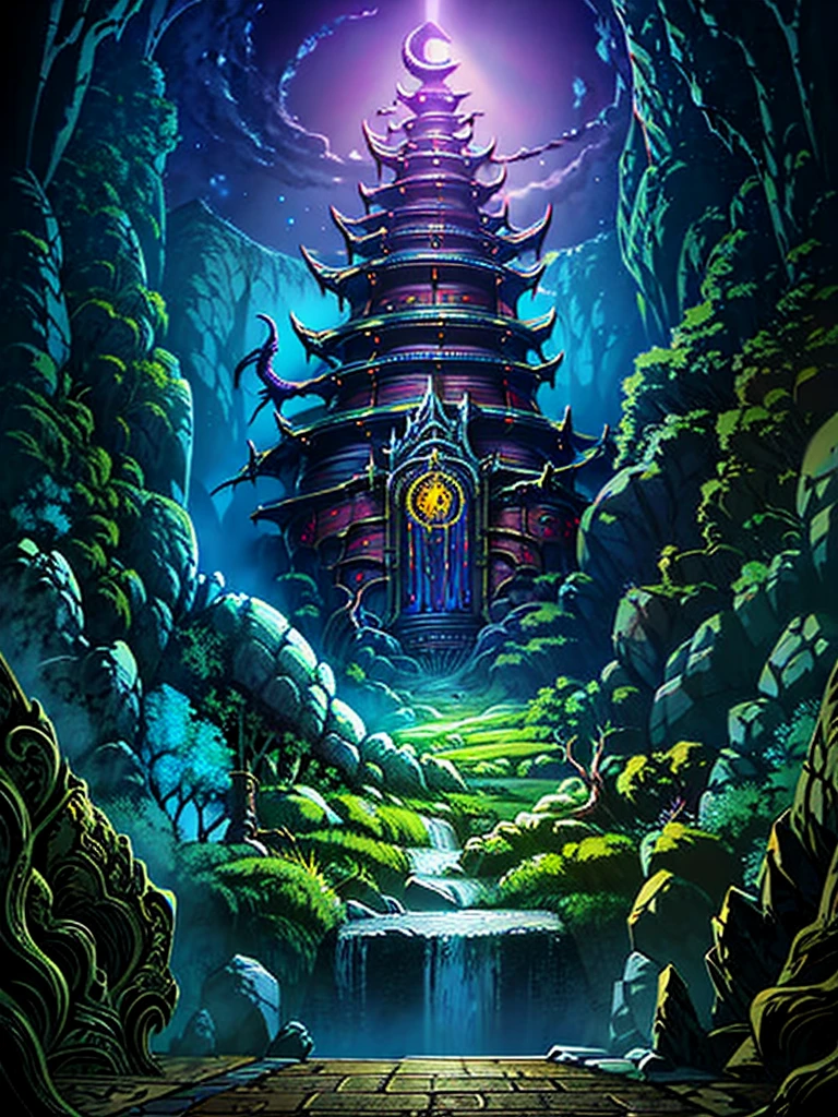 Create Warlock Kingdom landscape