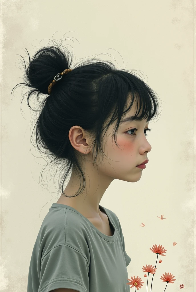 The cover of a book titled "Kisahku" Describes a youth who is hopeless with love.