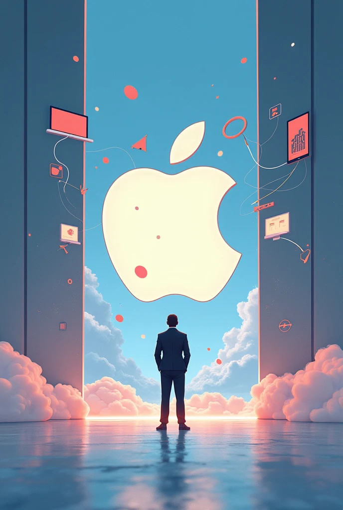 The Apple brand talking about its services