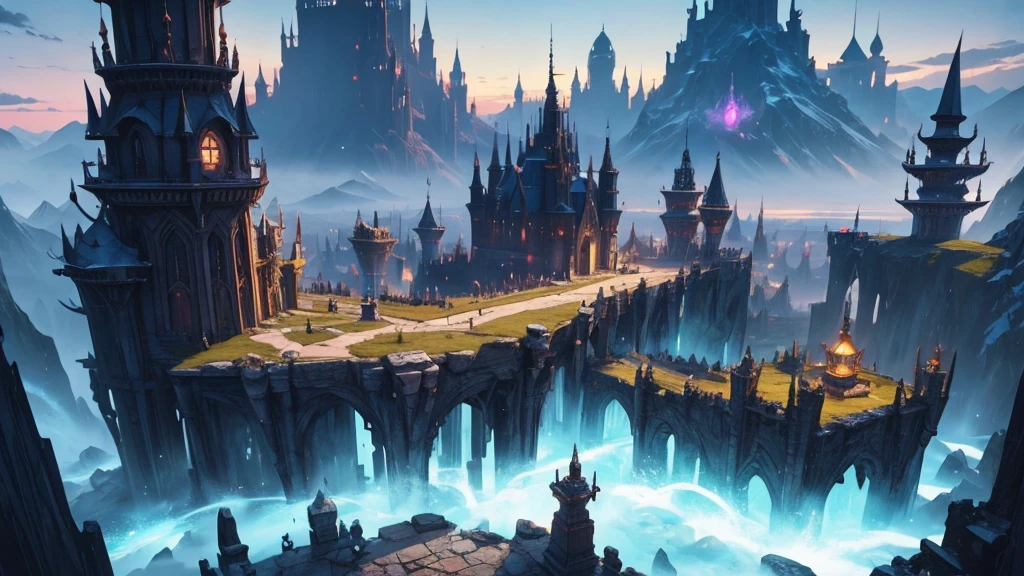 Create Warlock Kingdom landscape