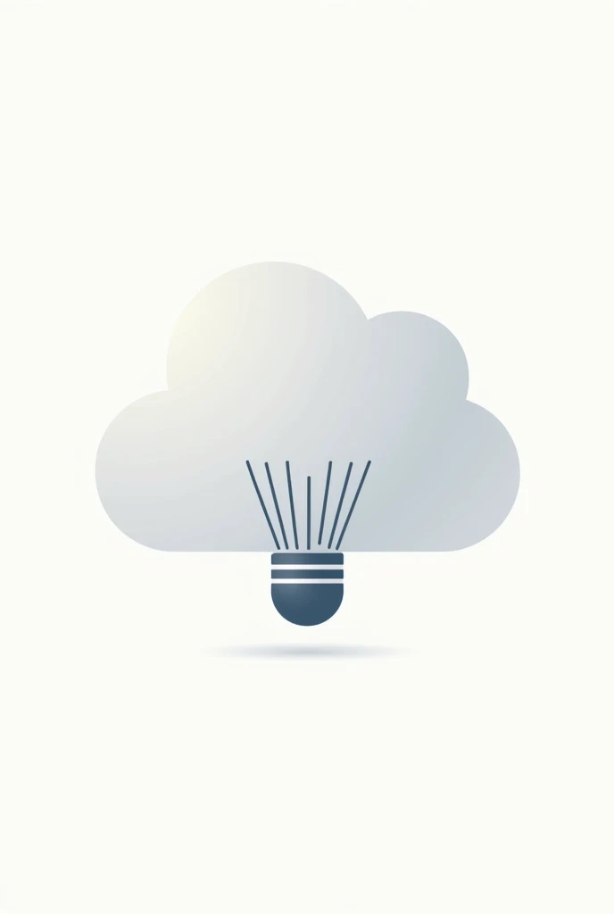 cloud and shuttlecock logo creation