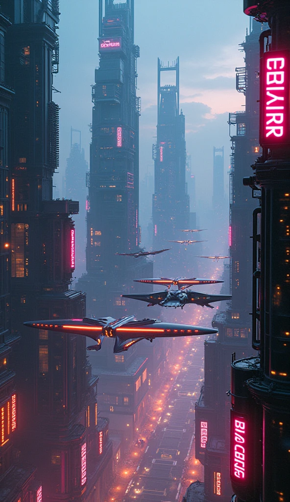 a cool futuristic cyberpunk cityscape, neon lights, skyscrapers, flying cars, cinematic lighting, dramatic atmosphere, vibrant colors, (best quality,4k,8k,highres,masterpiece:1.2),ultra-detailed,(realistic,photorealistic,photo-realistic:1.37),cinematic composition,dramatic shadows,moody lighting