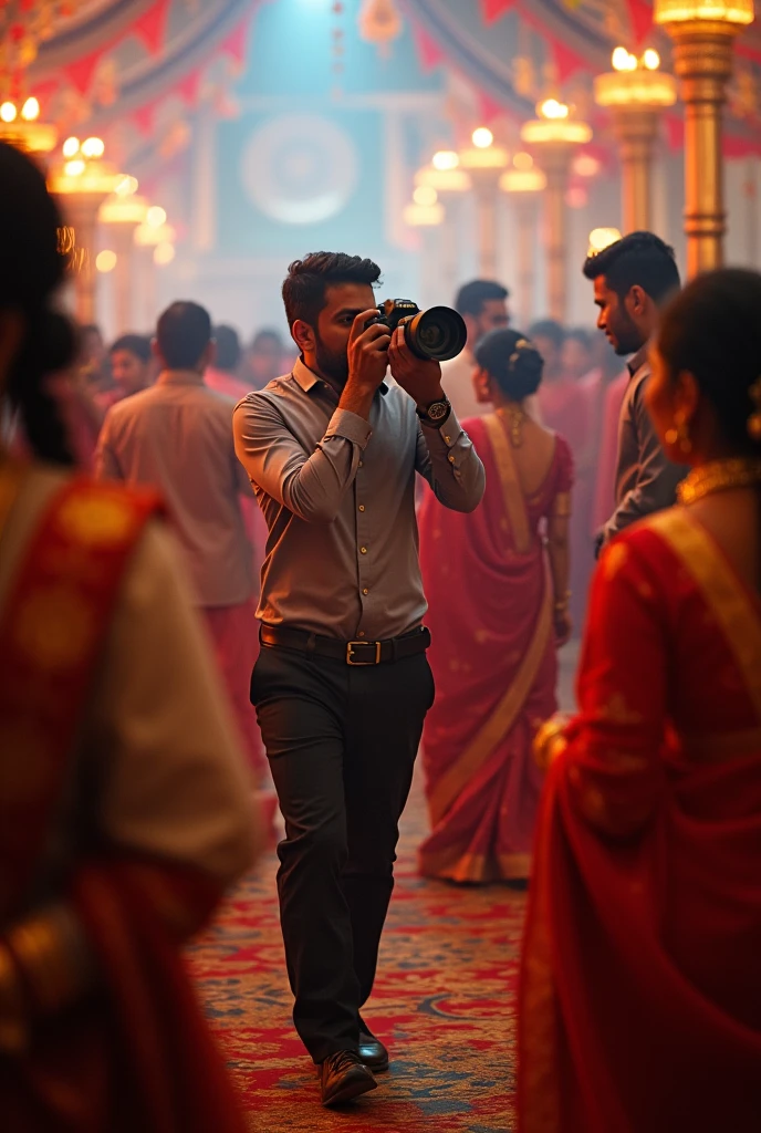 Photographer in a maharashtra wedding 