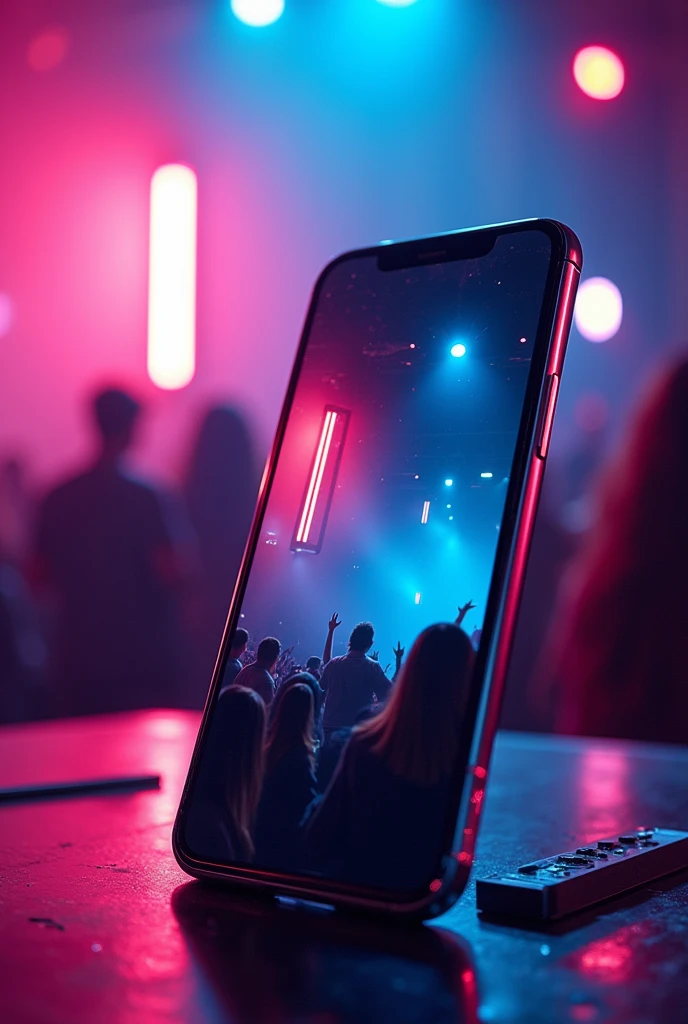 Banner de concerto de smartphone 