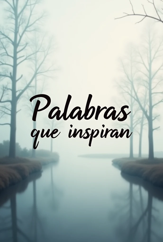 Create a logo for a Facebook page called, words that inspire in spanish.
In the corner of the logo is written NOVA in small letters barely visible