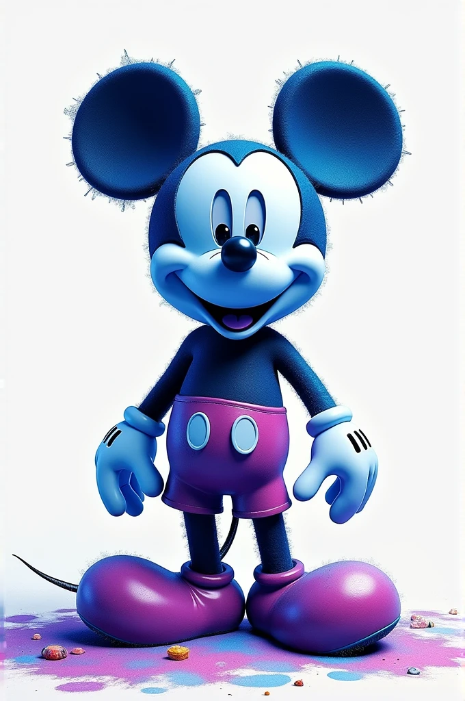 Mickey with inverted colors