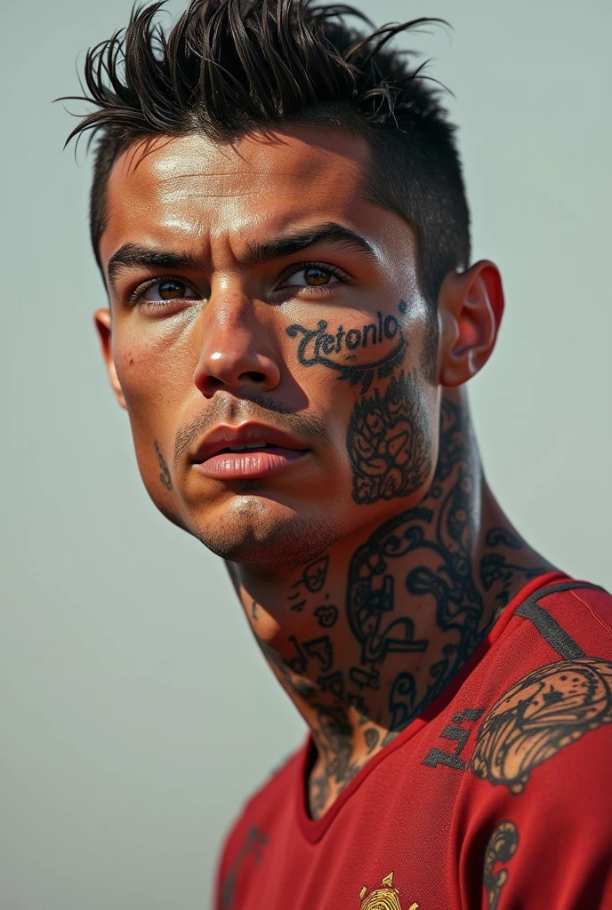 Create Cristiano Ronaldo has tattooed