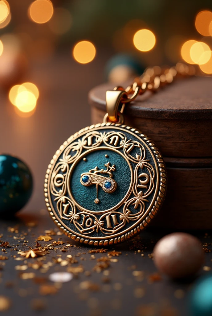 Create images of pendants with symbols of the new year