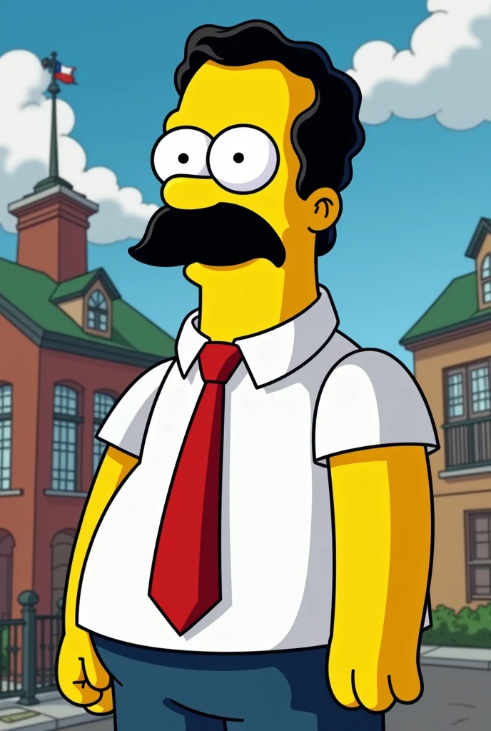 Nicolas Maduro version of the Simpsons 
