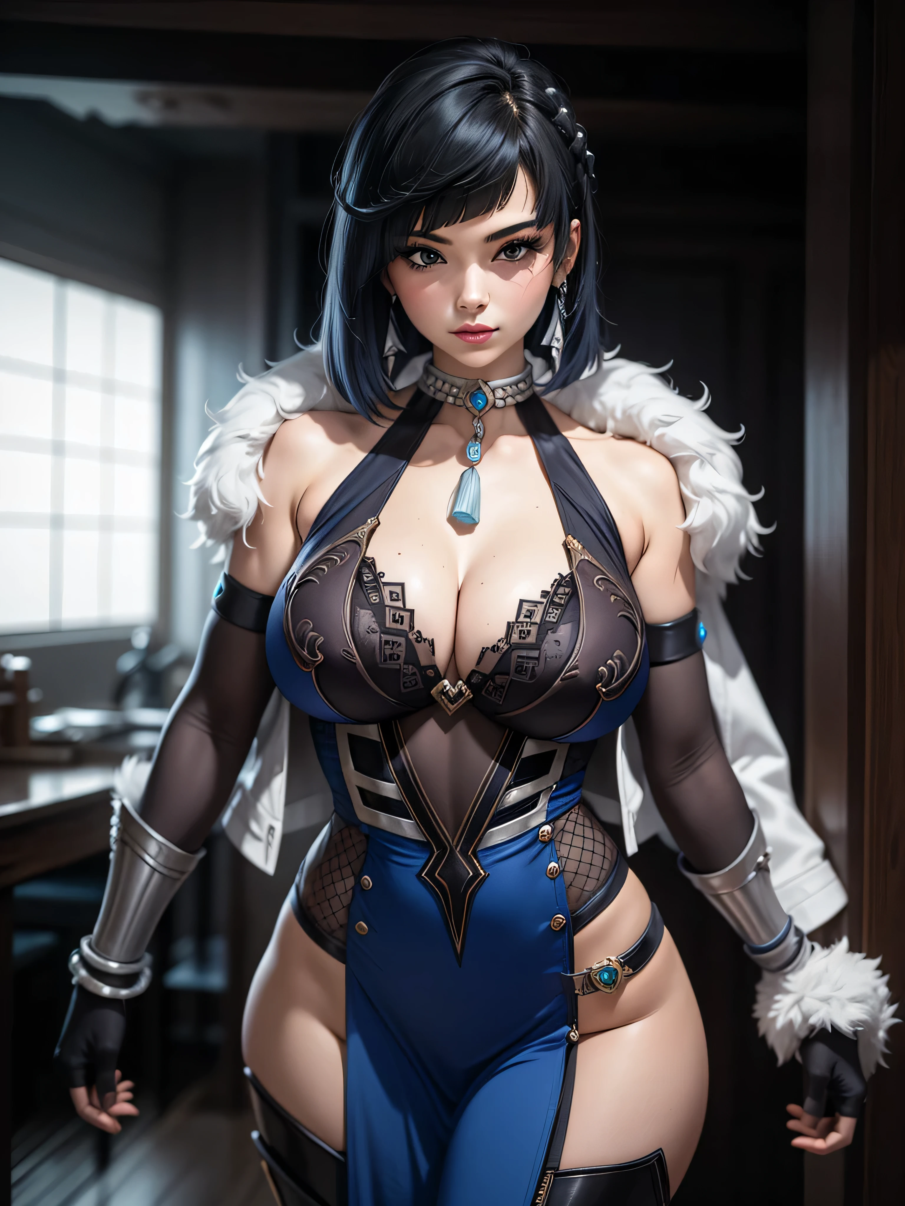 1 girl, war, (wearing sexy armor), cleavage, big boobs, full body, posing like kinght, super sesxy.
