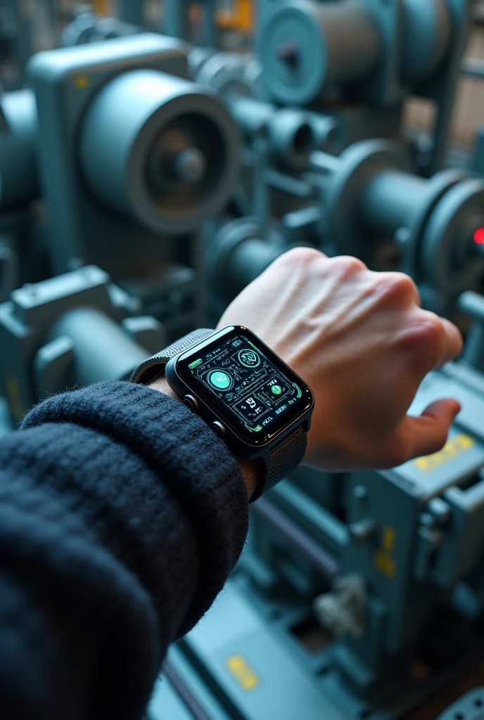 A SMART WATCH THAT CAN BE VISUALIZED THAT IS SCANNING TECHNOLOGICAL EQUIPMENT THAT HAS FAULTS OR DAMAGES AND PROVIDES A SOLUTION TO REPAIR IT IS FOR A PROJECT THAT WE ARE DOING