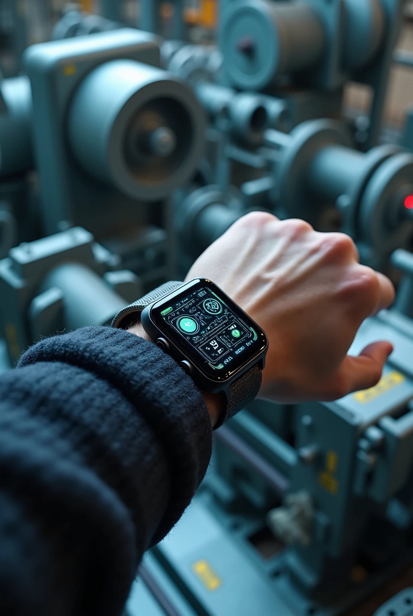 A SMART WATCH THAT CAN BE VISUALIZED THAT IS SCANNING TECHNOLOGICAL EQUIPMENT THAT HAS FAULTS OR DAMAGES AND PROVIDES A SOLUTION TO REPAIR IT IS FOR A PROJECT THAT WE ARE DOING