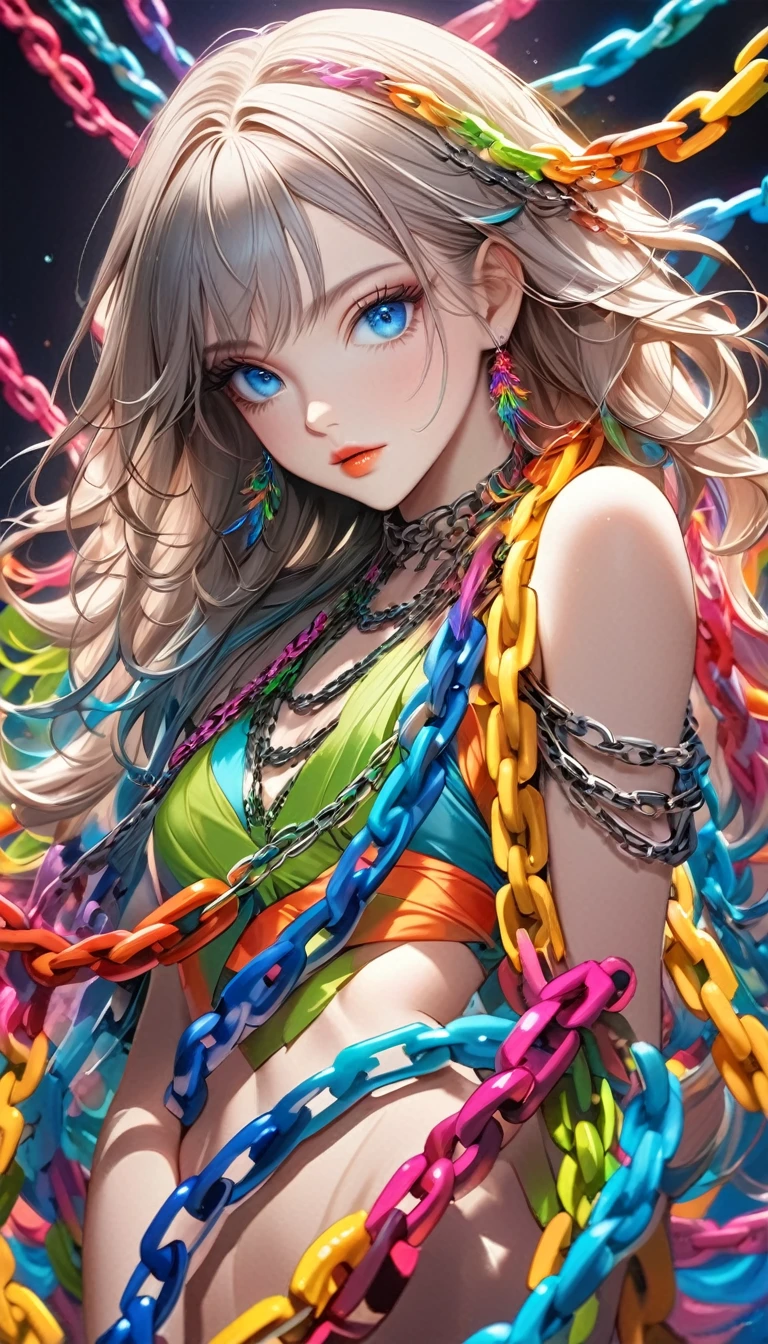 Elsa arendelle, professional fashion model, sensual, completely naked, Wrapped in snowflakes, Just snowflakes, The contrast between attractive skin and snowflakes, Aesthetic colors, Exquisite balance and harmony of colors., Simply beautiful... A world that leaves viewers speechless...,