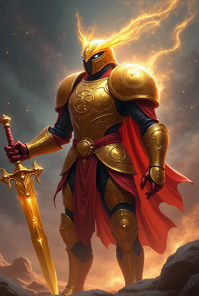 Ladybug&#39;s Golden Armor Knight of the Zodiac 

