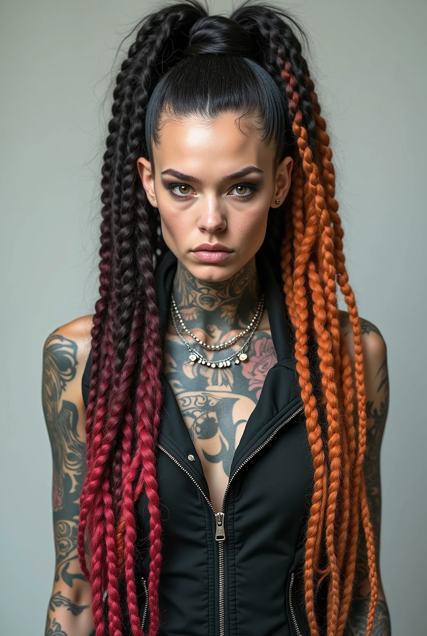very most extremely skinniest looking very most extremely typical looking girl with very most extremely longest very most extremely longest very most extremely longest very most extremely vibrant very most extremely thickest very most extremely thickest very most extremely thickest pink and purple braided dreads ponytail hair colors in the world with lots of tattoos in arm and face, with lots of tattoos in arms and face ever possible ever, very most extremely covered with lots of tattoos in arms and face ever possible ever, world record for the very most extremely very most largest very most extremely very most highest amount of lots of tattoos possible in arms and face in the world ever possible ever, very most extremely highest amount of lots of tattoos in arms and face ever possible ever x very, most extremely shortest, very, extremely skinny, very extremely very, typical looking white woman wearing very most extremely massive very most extremely longest very most extremely oversized very most extremely heaviest very most extremely thickest very most extremely baggy very most extremely biggest clothing with lots of darkest tattoos in body and body, with lots of darkest tattoos covering body completely in darkest tattoos possible, with lots of darkest tattoos in arms and body, with very, most extremely longest, very most extremely thickest very most extremely longest lengthy longest length ever possible, very most extremely thickest very most extremely longest very most extremely longest in the world ever possible, very, most extremely longest, very most extremely thickest very most extremely longest, very, most extremely longest brightest bright red braided pigtails hair color ever possible ever, wearing a very most extremely thickest very most extremely softest very most extremely longest very most extremely thickest very large red beanie ever possible ever with matching red very most extremely gigantic rectangle sized sunglasses, close up photo x mixed together