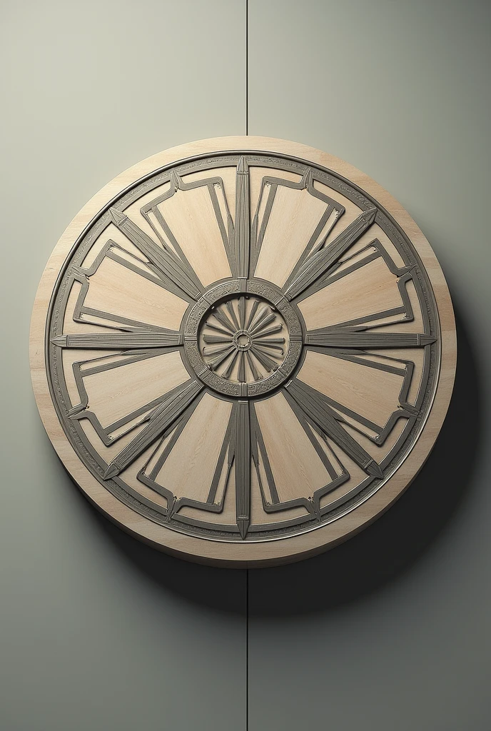 Round Table divided into 7 parts 
