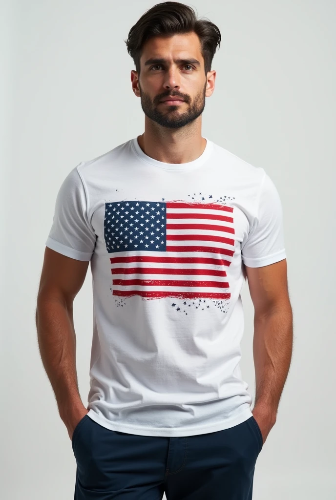 Make a shirt representing the United States