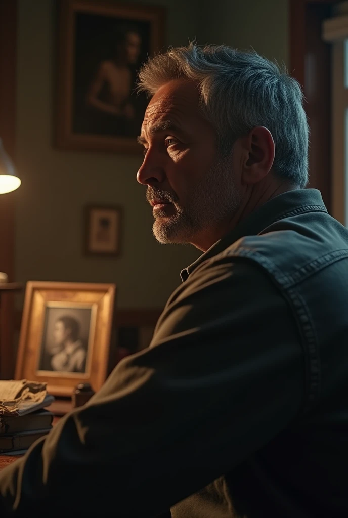 Write about a character man reminiscing over something they should have said, and how their life would be completely different had they said it.