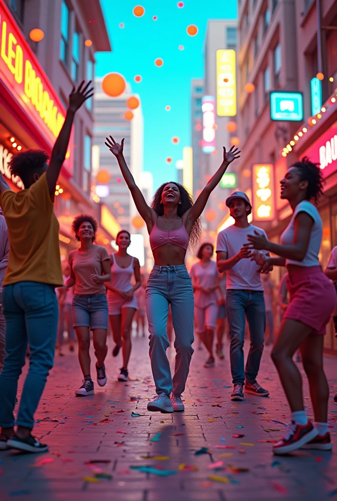 Good vibes music video background
