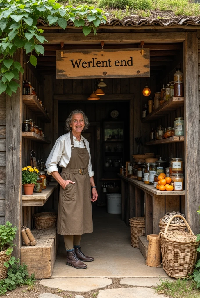 Representative of a rustic store philosophy