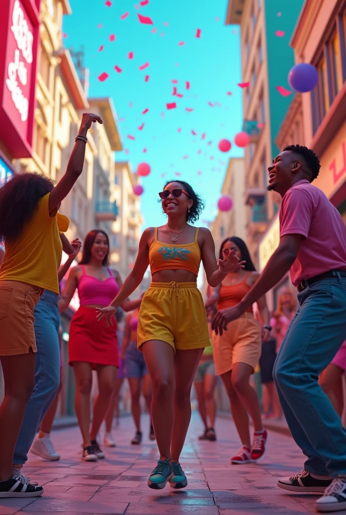 Good vibes music video background