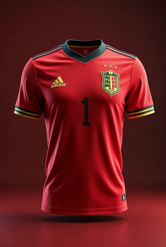 In high quality a Belgium national team shirt an exclusive model with the adidas logo and the current Belgium logo Retro old model 2010 red black and yellow