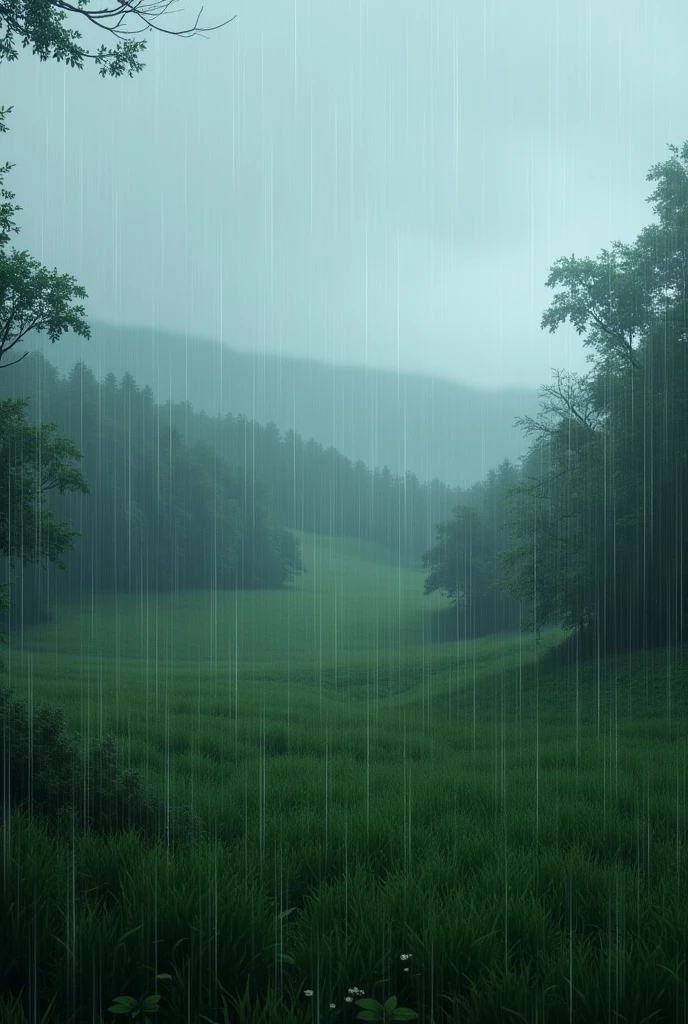 Rain landscape