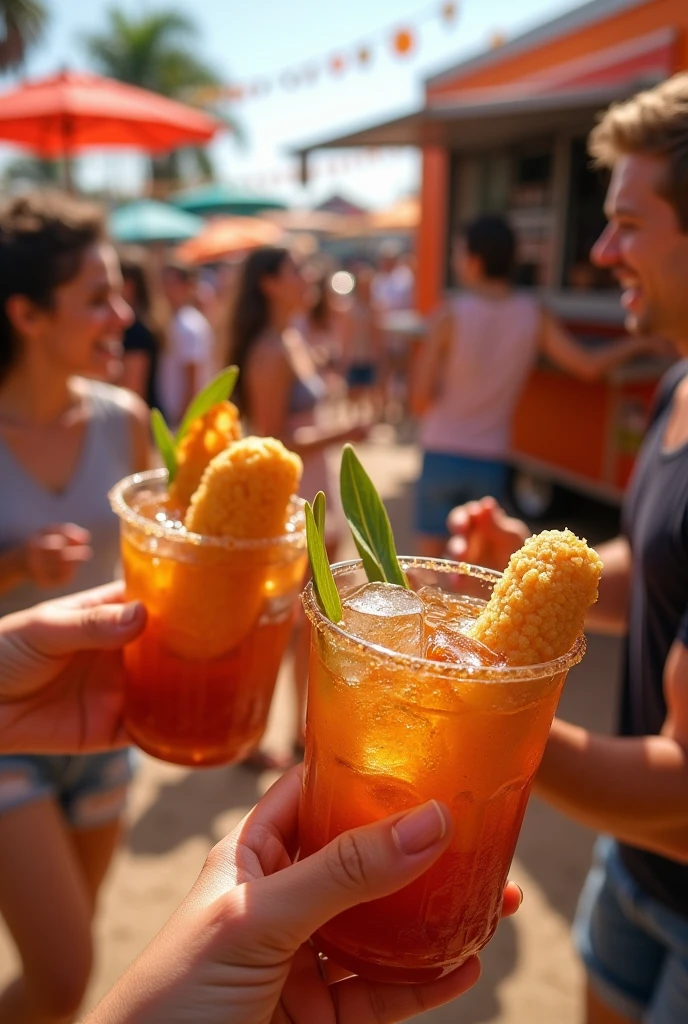 Quality corn dogs and cocktails