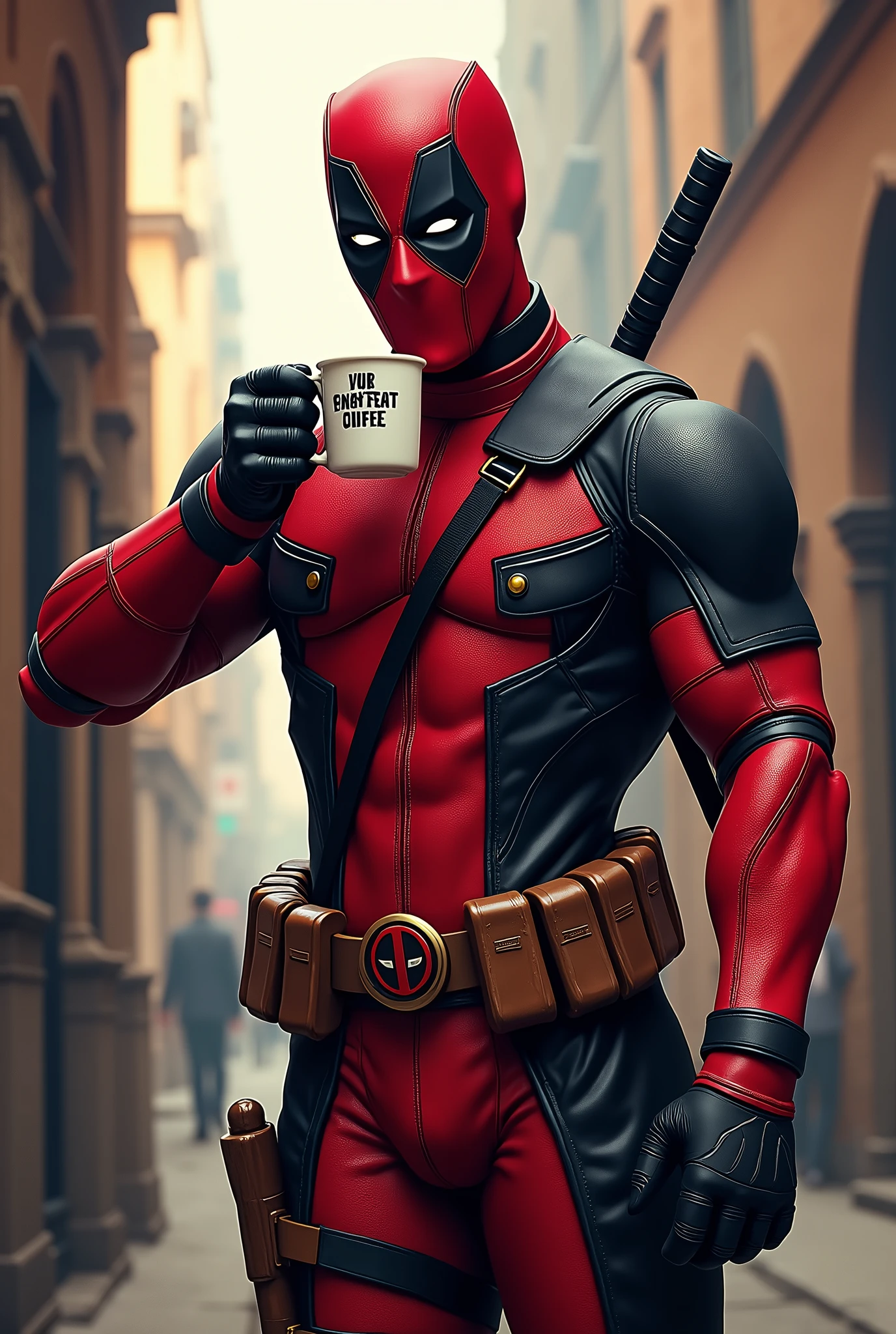 dead pool and I'll be back drinking coffee