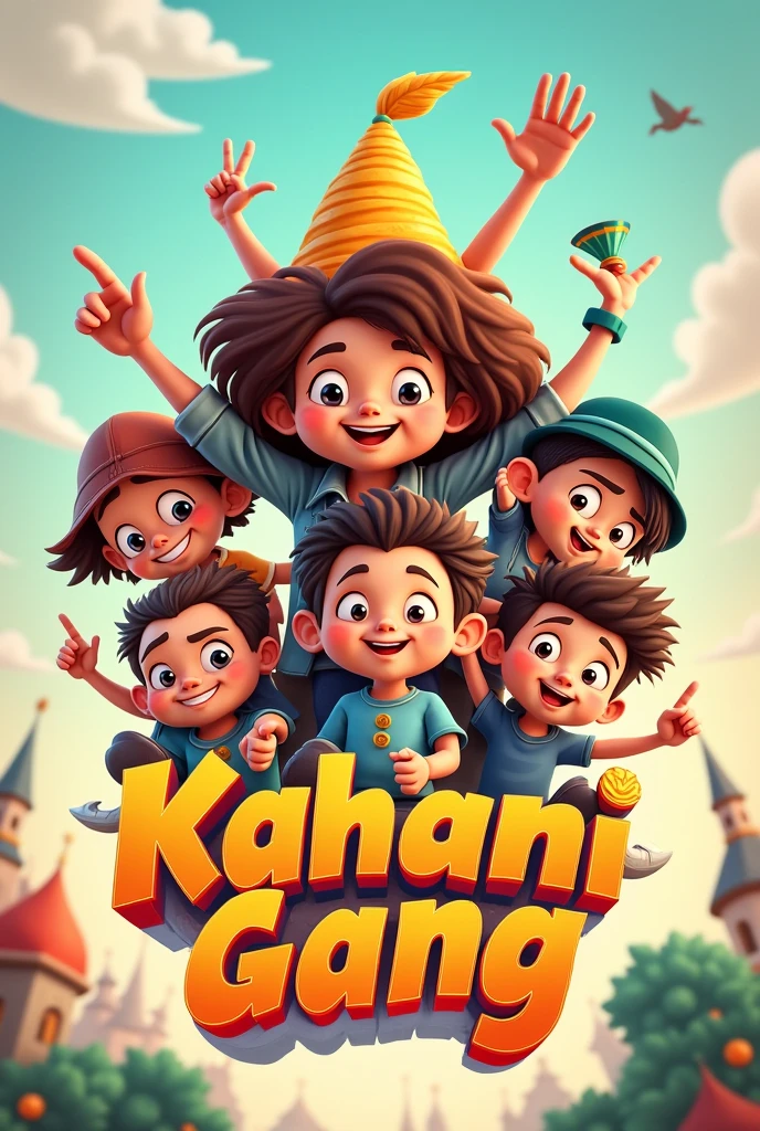 Creat a animated logo for me company name is " kahani gang"