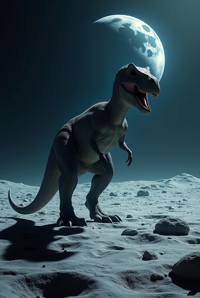 DINOSAUR ON THE MOON