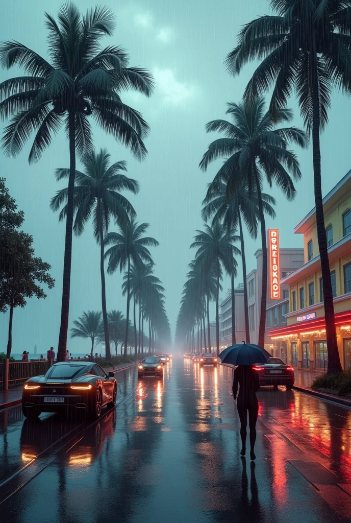 MIAMI ON A RAINY DAY 