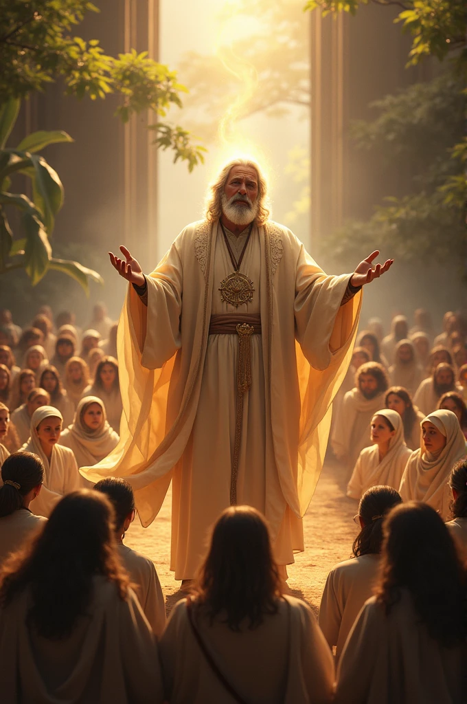 Prophet speaking to people 