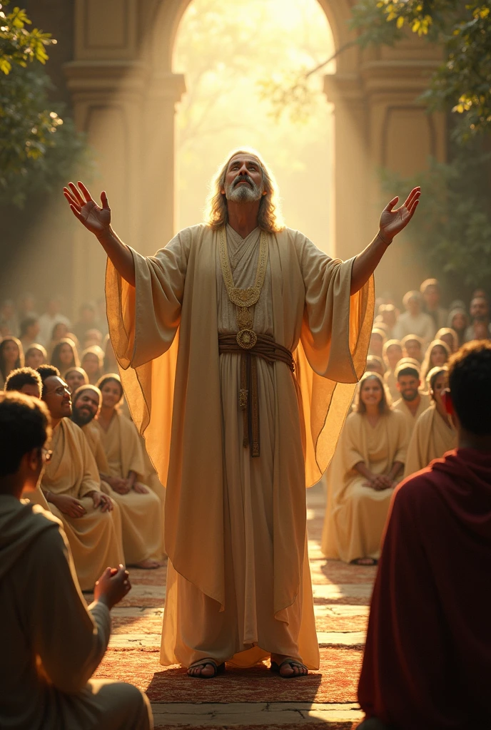 Prophet speaking to people