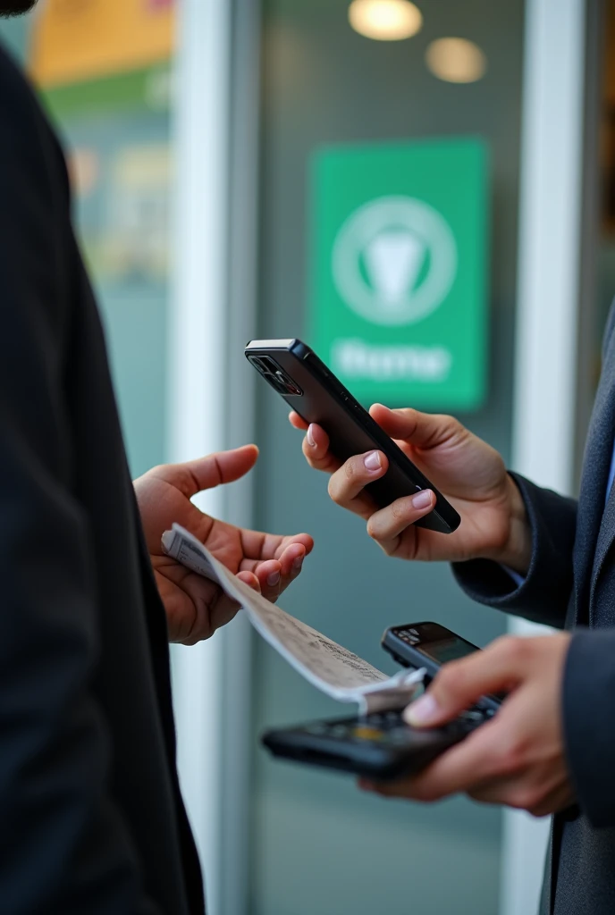 An image that gives us the context of an example of making a payment for a public service ( Movistar telephony) which is the operation or action of the creditor, who is the person who is paid for the purchase or use of the service that does not have a direct relationship with the operation of the company., giving an example of the payment of a public service