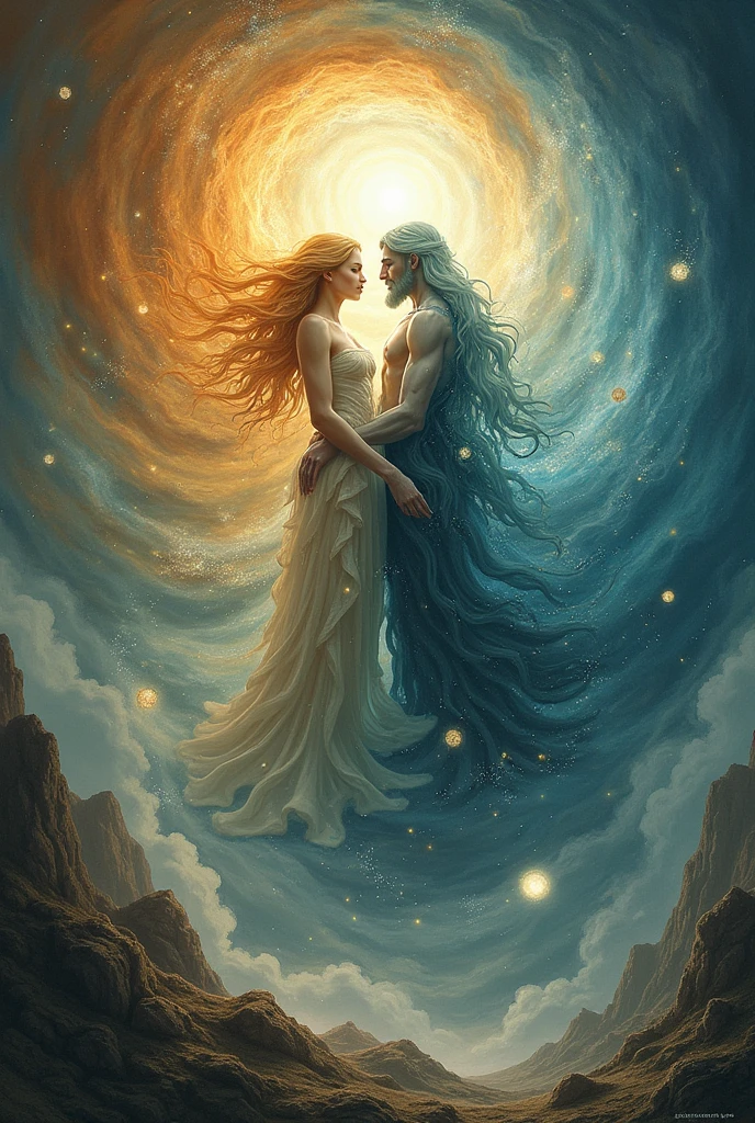 Believe me images of Gaia and Uranus having Alós titans