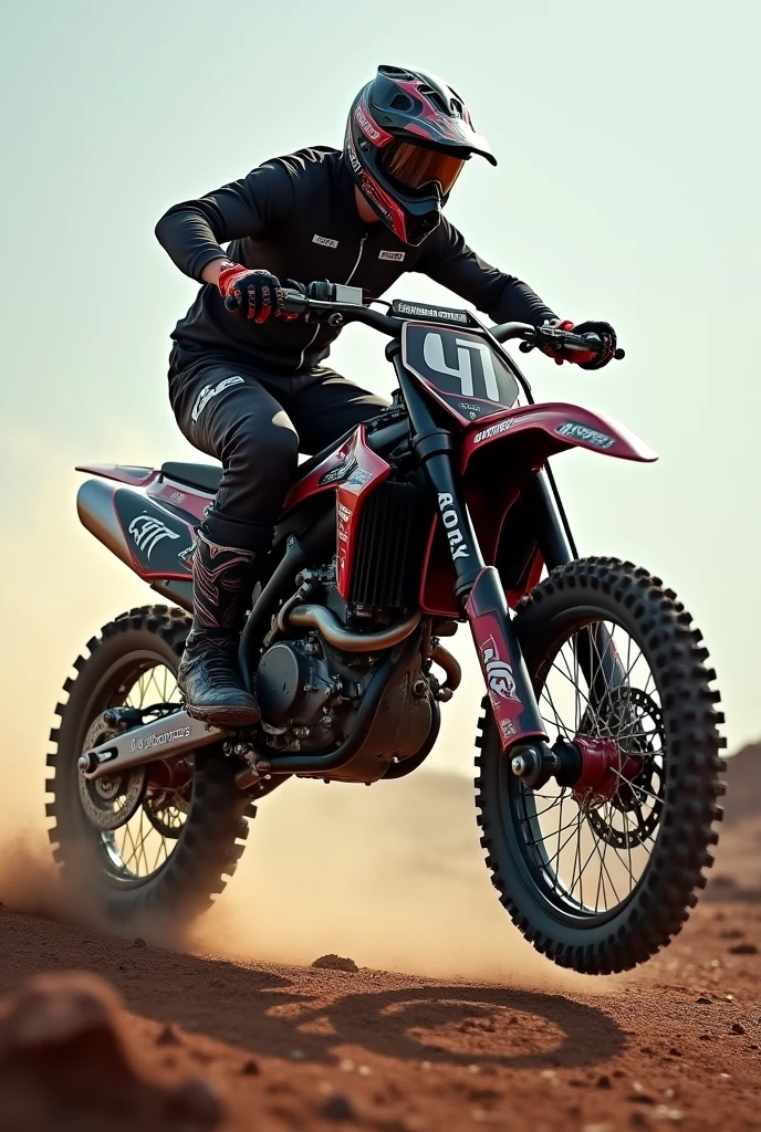 High imposing 4 cylinder motocross bike